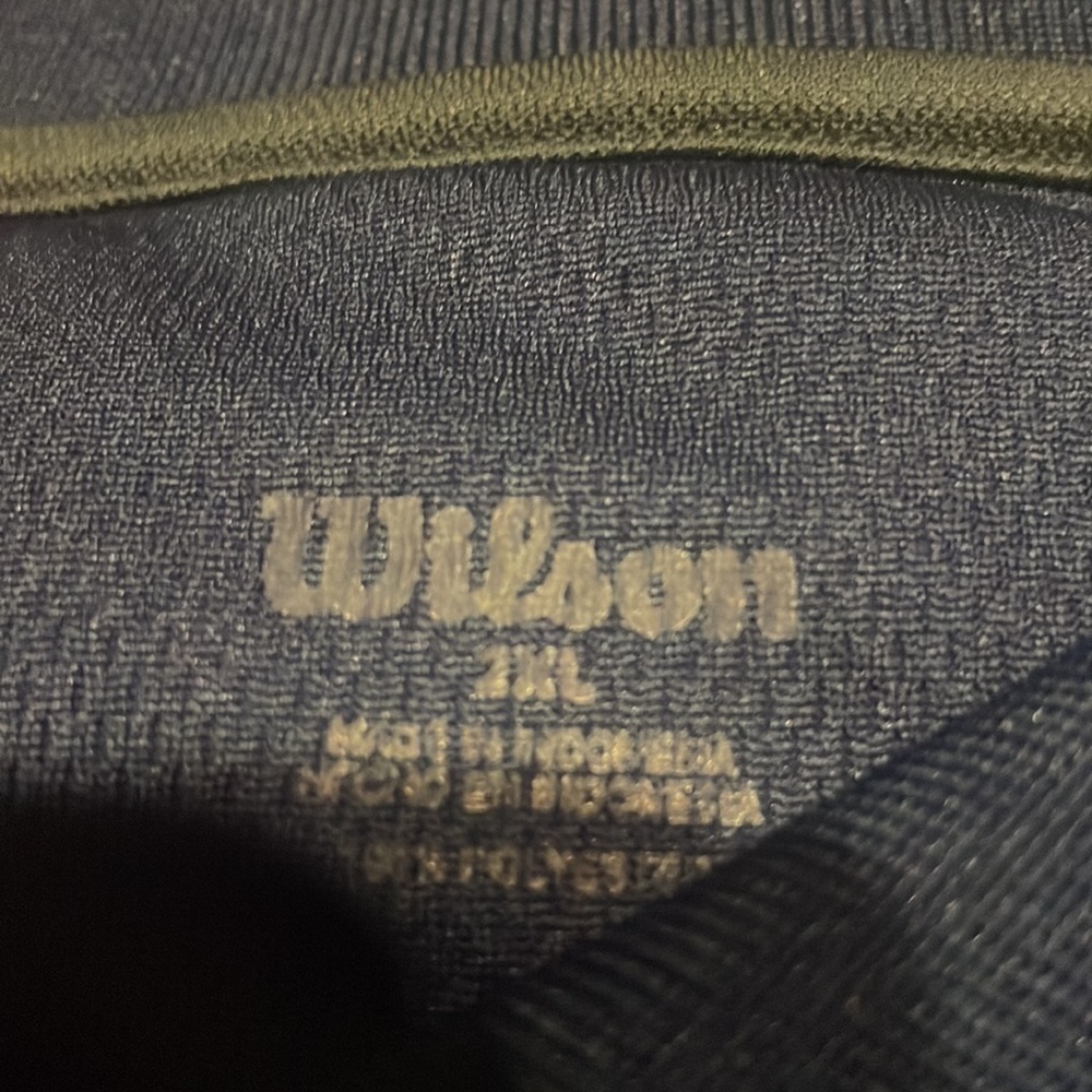 WILSON Dark Blue Mens Short Sleeve 2XL Shirt - Picture 4 of 10